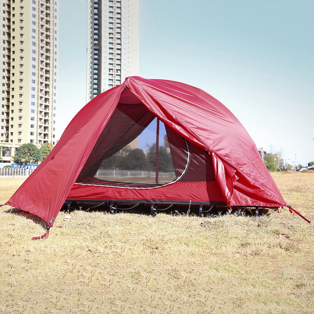Cheap Goat Tents Ultra Lightweight Camping Hiking Outdoor Activities Tent 4 Seasons Use Off Ground Backpacking Tent Waterproof Windproof Tent   